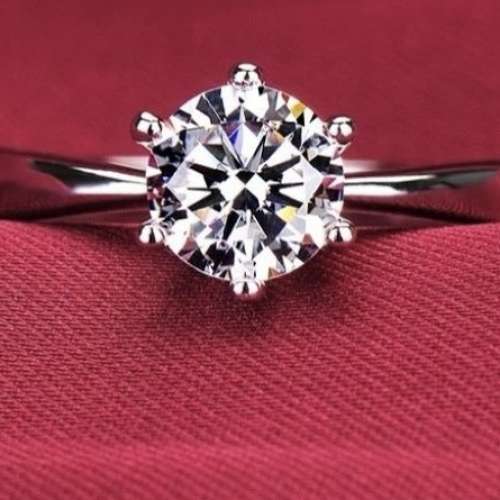 經典六爪2克拉培育鑽戒婚戒帶IGI國際認證