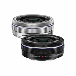 全新 Olympus ED 14-42mm F3.5-5.6 EZ (拆 Kit M43 電動變焦餅鏡， Panasonic 亦合...