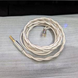28mart 2絞 特制單晶銀鍍鈀 升級線 4.4+2pin