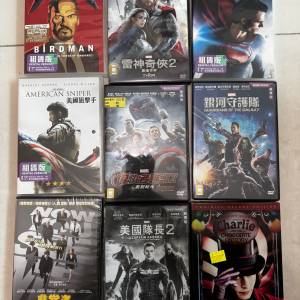 DVD 9隻 Marvel DC Johnny Depp Sony