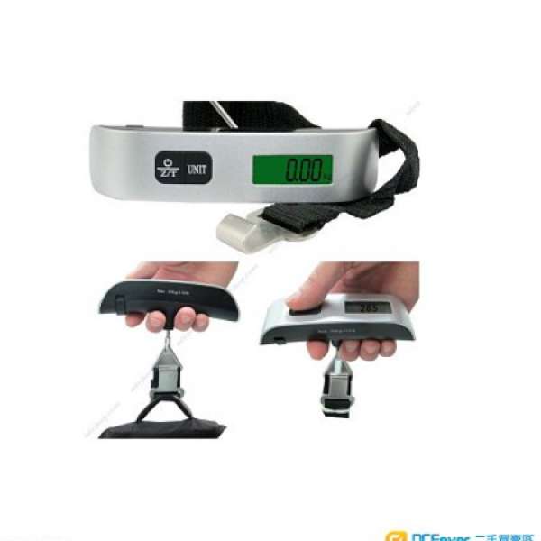 手提 電子 行李磅 旅行磅 + 溫度計