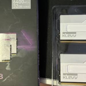 Klevv CRAS V White RGB series DDR5 6400MHz CL32 32GB (16GB x 2)