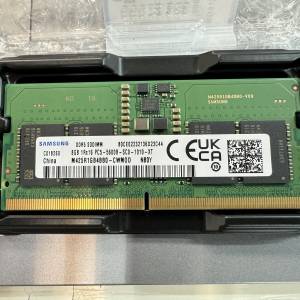 Samsung DDR5 5600 SODIMM 8G RAM x2 90%new