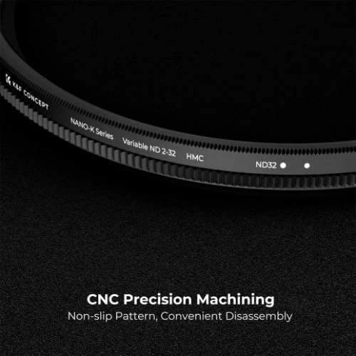 K&F Concept Nano-K Variable Fader ND2-32 (1-5 Stops)  + CPL Optics Filter