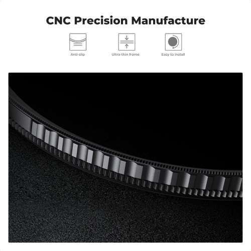 K&F Concept Nano-K Series Black Diffusion 1/4 Filter & CPL 2-in-1 Filter