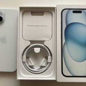 全新 iPhone 15 512gb eSim+實體sim 無鎖 原裝無拆 英/澳/日/歐版 not 16 一年 App...