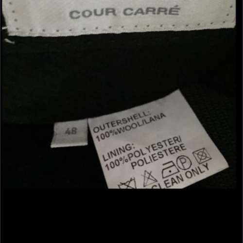 Cour Carre Full Suit 西裝 西褲