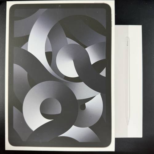 iPad Air 5 64GB 黑色 已過保養有盒齊配件 跟Apple Pencil一支