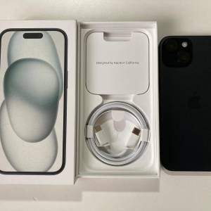全新未激活 港版 iPhone 15 512gb 黑色 not 16  一年 AppleCare what app 6497 6645