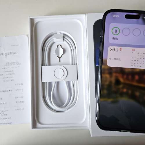[極新] iPhone 16 Pro Max 256GB 鈦黑色 中移動行貨 19/4出機 有單保至明年4月 連...