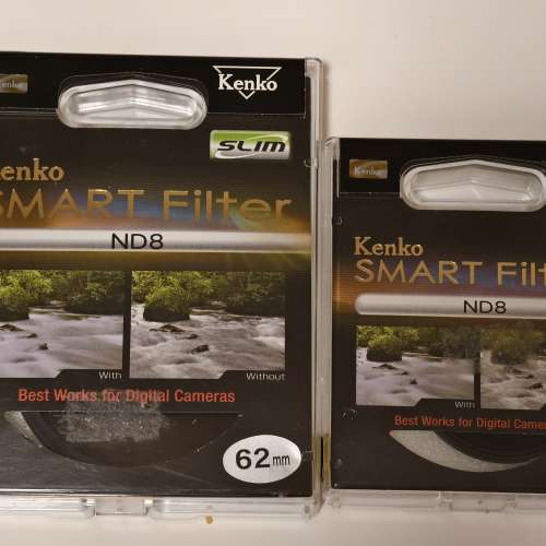 Kenko ND8 62mm & 43mm filter / Nature Fader ND 77mm / HOYA PL 58mm