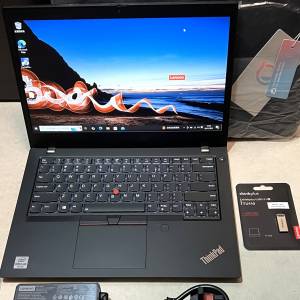 真90%新 Lenovo Thinkpad L14, 10代 i5-10310U Vpro, 16GB, 256G SSD + 1TB HDD, W...