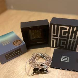 Effect Audio Axiom 耳機連跟原裝 effect audio 配 empire ears 耳機3.5mm 銅鍍銀線