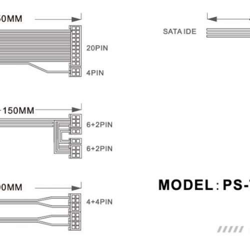 1stPlayer PRO7.0 700W 火牛 ATX3.1