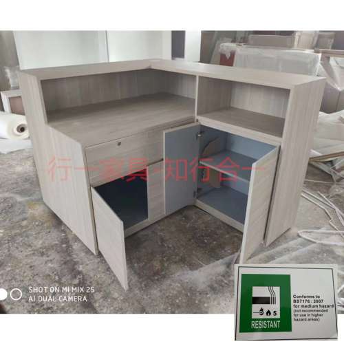 香港冰室收银柜，防火胶板收钱柜等配套工程柜一手厂家订造批发