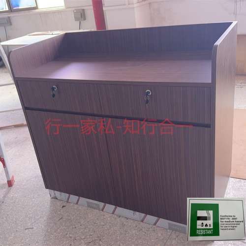 香港冰室收银柜，防火胶板收钱柜等配套工程柜一手厂家订造批发