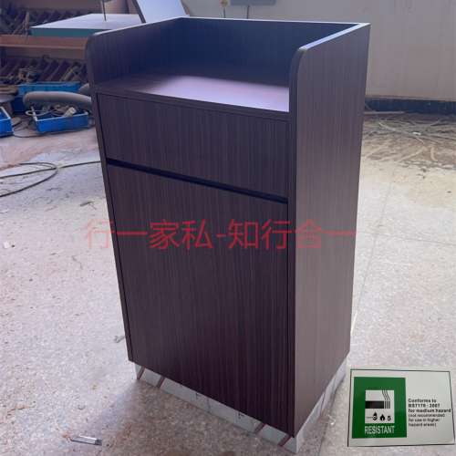 香港冰室收银柜，防火胶板收钱柜等配套工程柜一手厂家订造批发