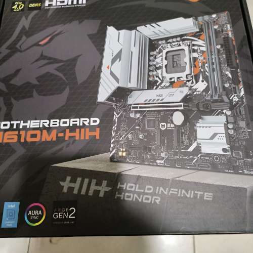 華碩聖旗h610m-hih ddr5