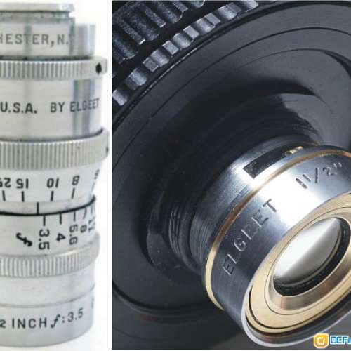 Elgeet 38mm (1.5吋)f/3.5 美國16厘米電影鏡 精工改A7 ，暗角極少，邊位唔旋，散景好...