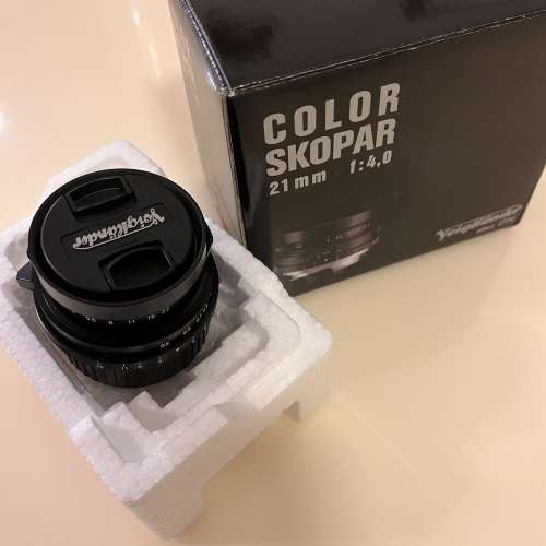 99%new Voigtlander color skopar 21mm F4手動鏡頭