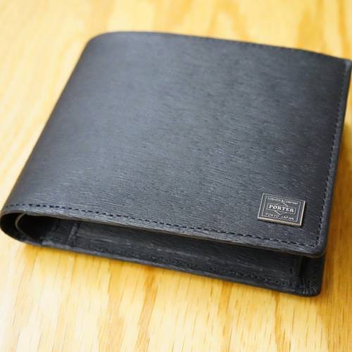 Porter Current Wallet 052-02204 日本吉田黑色壓紋牛皮銀包
