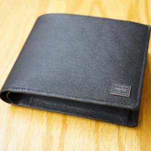 Porter Current Wallet 052-02204 日本吉田黑色壓紋牛皮銀包