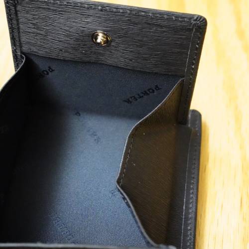 Porter Current Wallet 052-02204 日本吉田黑色壓紋牛皮銀包