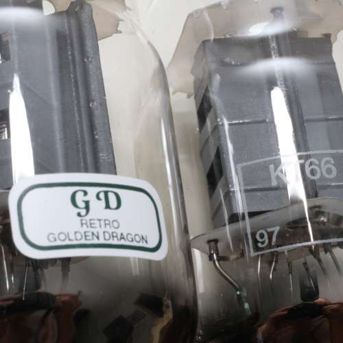 Golden Dragon KT66(NOS)四支 $4200 (全新)罕有舊版( 1995 ),