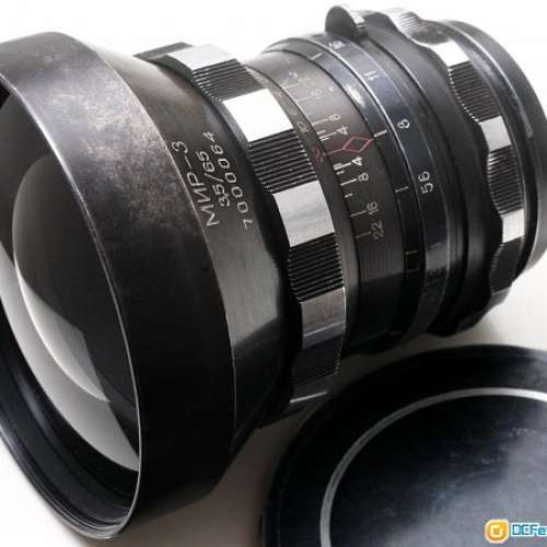 MNP-3 65mm f/3.5(Kevn口)120系統鏡頭，用於Kiev Six/88及 Hasselblad 1000/1600F