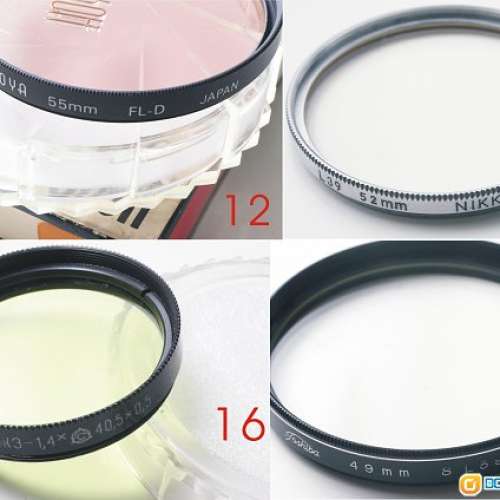 菲林機用配件及特效濾鏡 拾幾廿拾年前買落 (陳年正貨) 市面難得