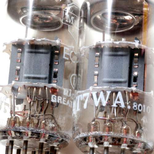 Mullard BVA ECC81(12AT7 WA)舊庫存全新胆,英國產大盾，樂感豐富，音質通透厚潤