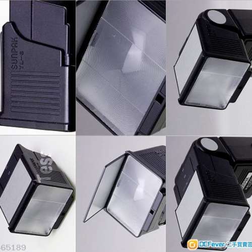 Sunpak  422D 日本制强力閃燈 連 伸縮燈罩 及 可更換色牌全套 菲林拍攝專用(A7可用)