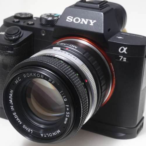 Minolta MC ROKKOR-PF 55mm f/1.9 散景漂亮，高解像力，大光圈標準鏡 A7 Z7 EOSR L...