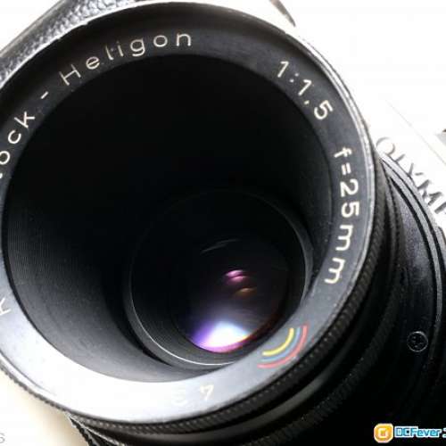 Rodenstock Heligon 25mm f/1.5 (改M43) Arriflex接口 真正16mm電影鏡頭     拍出電...