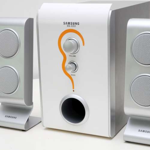 韓國名牌SAMSUNG SS-9951 2.1 Speaker + Subwoofer低音炮(全新)低音強勁,好好聲,外...