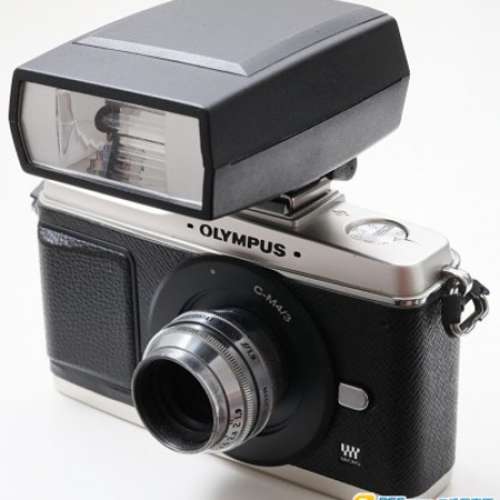 POPULAR 18M 及 Honeywell 老牌小型手動閃燈兩支 (合NEX及M43配合手動鏡) 靚仔易用