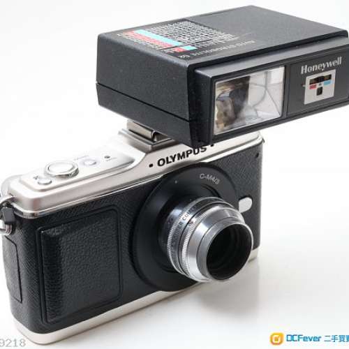 POPULAR 18M 及 Honeywell 老牌小型手動閃燈兩支 (合NEX及M43配合手動鏡) 靚仔易用