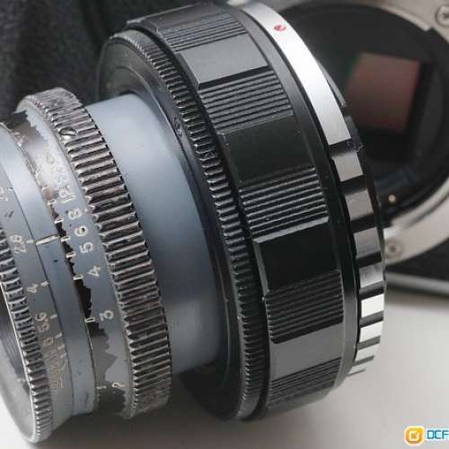 Wollensak Fastax-Raptar 35mm f/2(35mm軍用大電影鏡改富士)面鏡有瑕疵 平價出 Fuj...