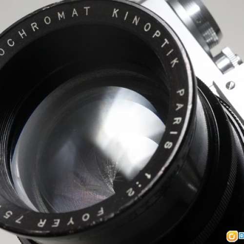 Kinoptik Foyer Apochromat 75/2.0 (保留原型改 Nikon) 35mm大電影用 (罕有早期白鏡)