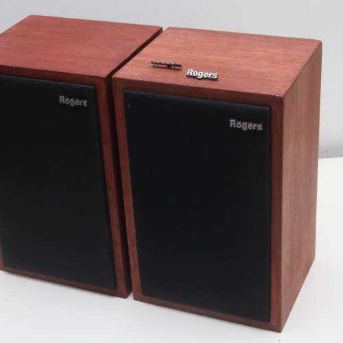 Rogers LS3/5A 15ohm 銀字銘牌  全個鋁合金結構(不連喇叭)