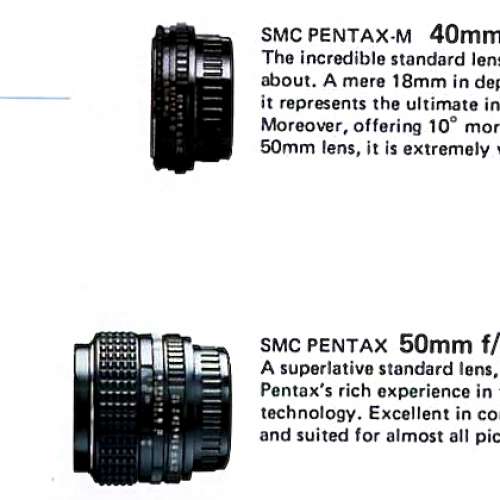 Pentax-M SMC 40mm f2.8 小廣角餅鏡(色濃散景特別)SONY A7(Leica M10)Nikon Z6(EOS...