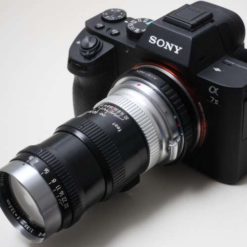 Nippon Kogaku Nikkor-Q Auto (Sonnar) 13.5cm f3.5 (收藏實用均合)利+色水濃 SONY ...
