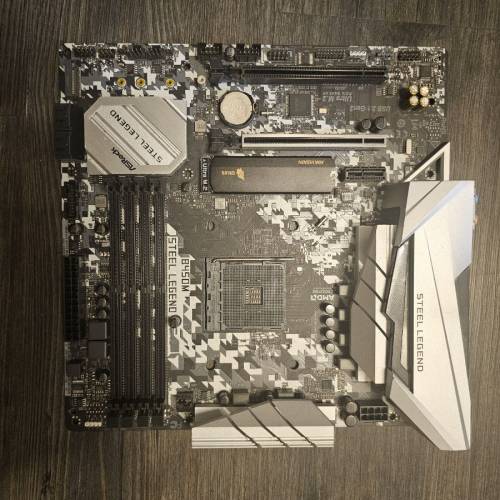 Asrock b450m steel legend 底板