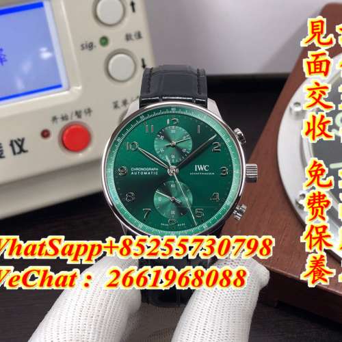 IWC 萬國 葡萄牙系列 IW371615 41mm 綠色熊貓盤
