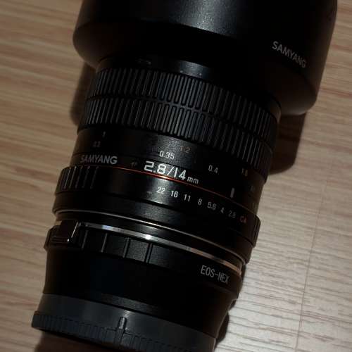 Samyang  14mm F/2.8 MF for Canon EF / Sony E Fullframe
