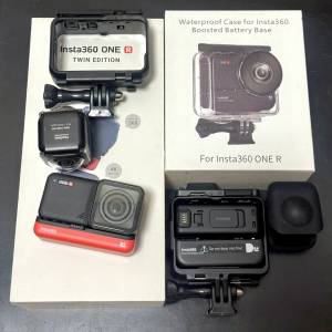 Insta 360 one R 雙鏡套裝 加充電器潛水殼
