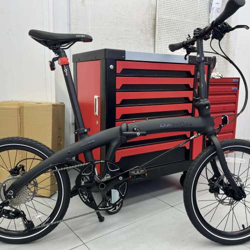 2025 車架平焊款 DAHON P10 (PAA003) 10速油剎 20吋鋁合金折叠車 送水架前後蛙燈叮叮