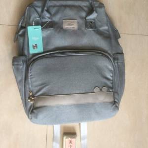 $150 100% 全新 未用過 便携 背包式 可收納 嬰兒床 (80cm x 30 cm) 有軟墊 有支架 -...
