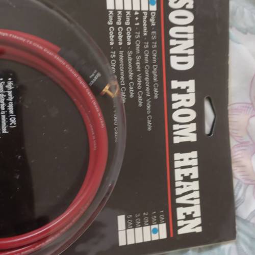 Made in USA 數碼線，存放已久仍立立令，正廠貨用料靚！dac必備恩物！清位價兩盒$8...