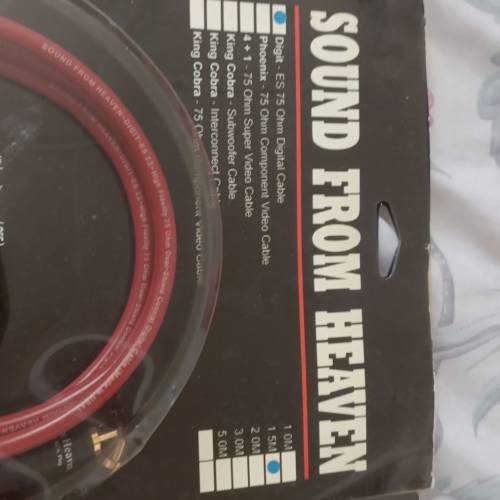 Made in USA 數碼線，存放已久仍立立令，正廠貨用料靚！dac必備恩物！清位價兩盒$8...